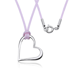 Shiny Rope Silver Necklace SPE-2939