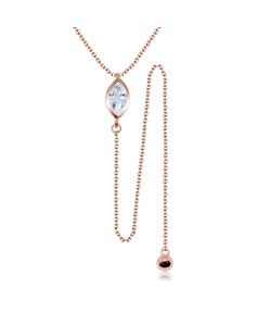 Rose Gold Plated Silver Necklaces SPE-2954-RO-GP