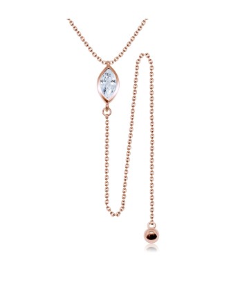 Rose Gold Plated Silver Necklaces SPE-2954-RO-GP