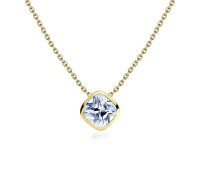 Gold Plated CZ Necklaces SPE-2979-GP