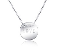 Love Silver Necklace SPE-3150