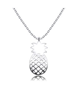 Pineapple Silver Necklace SPE-3168