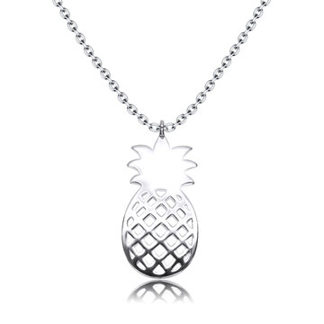 Pineapple Silver Necklace SPE-3168