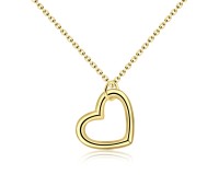 Gold Plated Silver Necklaces SPE-737-GP