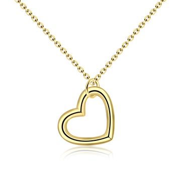 Gold Plated Silver Necklaces SPE-737-GP