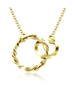 Gold Plated Silver Necklaces Line SPE-746-GP