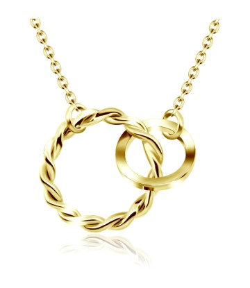 Gold Plated Silver Necklaces Line SPE-746-GP