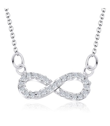 Shinny Infinity Shaped Necklaces Line SPE-749