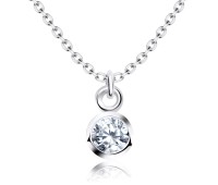Necklace Silver Classic Circle SPE-80