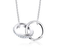 Joined Rings Necklaces SPE-819