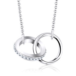 Joined Rings Necklaces SPE-819