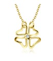 Lucky Clover Leaf Silver Necklace SPE-821