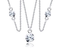 Necklace Silver Unique Style SPE-83