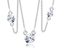 Necklace Silver Splendid Circle SPE-84