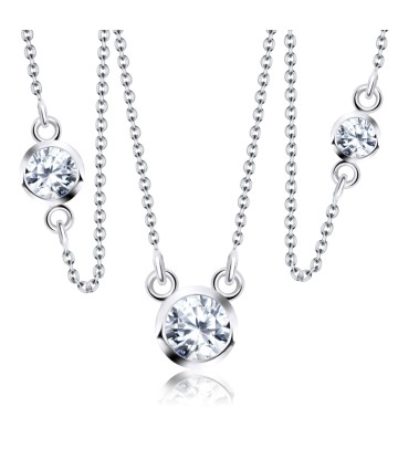 Necklace Silver Splendid Circle SPE-84