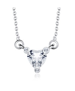 Necklace Silver Splendid Heart SPE-86