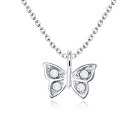 Necklace Silver Sweet Butterfly SPE-92