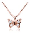 Sweet Butterfly Silver Necklace SPE-92n