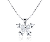 Necklace Silver Shining Flower SPE-95