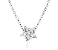 Necklace Silver CZ Star SPE-961