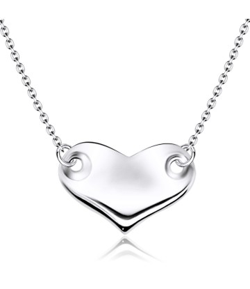 Solid Heart Shaped Necklace SPE-966