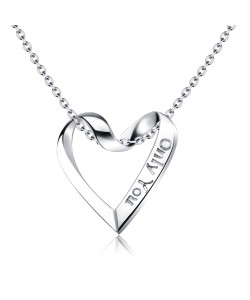 Necklace Silver Only You VAL-01