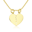 Necklace Silver Broken Heart VAL-04
