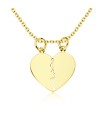 Necklace Silver Broken Heart VAL-04