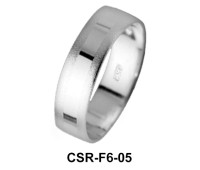 Silver Rings Rough Surfaces CSR-F6-05