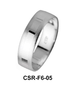 Silver Rings Rough Surfaces CSR-F6-05