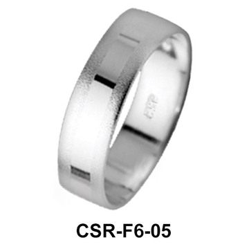Silver Rings Rough Surfaces CSR-F6-05