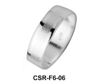 Silver Rings Rough Surfaces CSR-F6-06