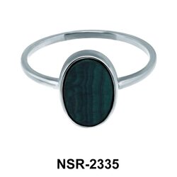 Malachite Silver Rings NSR-2335
