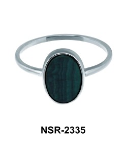 Malachite Silver Rings NSR-2335