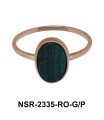 Malachite Silver Rings NSR-2335