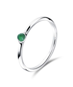 Aventurine Silver Rings NSR-2476-AVE 