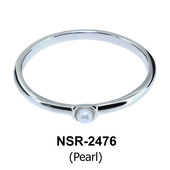 Pearl Silver Rings NSR-2476-PI