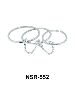 Nexus Ring Silver Lines NSR-552