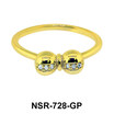 Double Grooved Silver Ring NSR-728