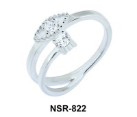 Double CZ  Design Ring NSR-822
