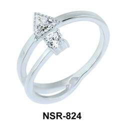 Beautiful CZ Design Ring NSR-824