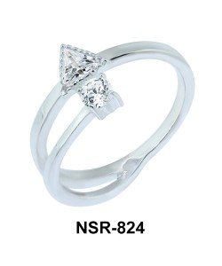 Beautiful CZ Design Ring NSR-824