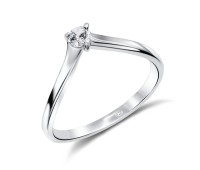 3mm CZ Silver Rings NSR-878