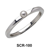 Little Pearl Silver Ring SCR-100