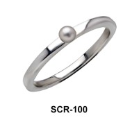 Little Pearl Silver Ring SCR-100