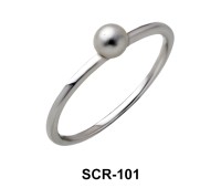 Pearl Silver Rings SCR-101 