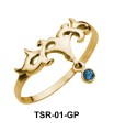 Inverted Crown Shaped Silver Ring TSR-01