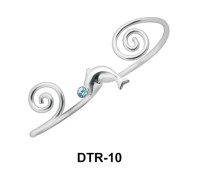 Fish Silver Toe Ring DTR-10 