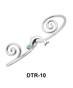 Fish Silver Toe Ring DTR-10 