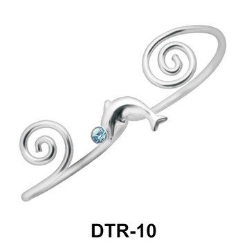 Fish Silver Toe Ring DTR-10 